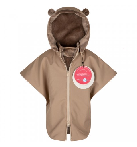 Piapimo - ponczo samochodowe do fotelików 75-105 cm | Beżowe